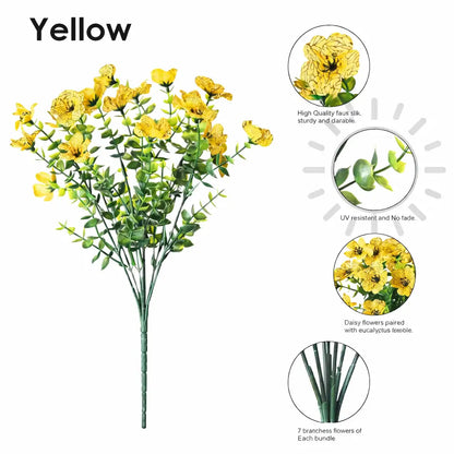 🔥Last Day 50% OFF🔥Realistic UV-Resistant Outdoor Flowers – Zero Maintenance