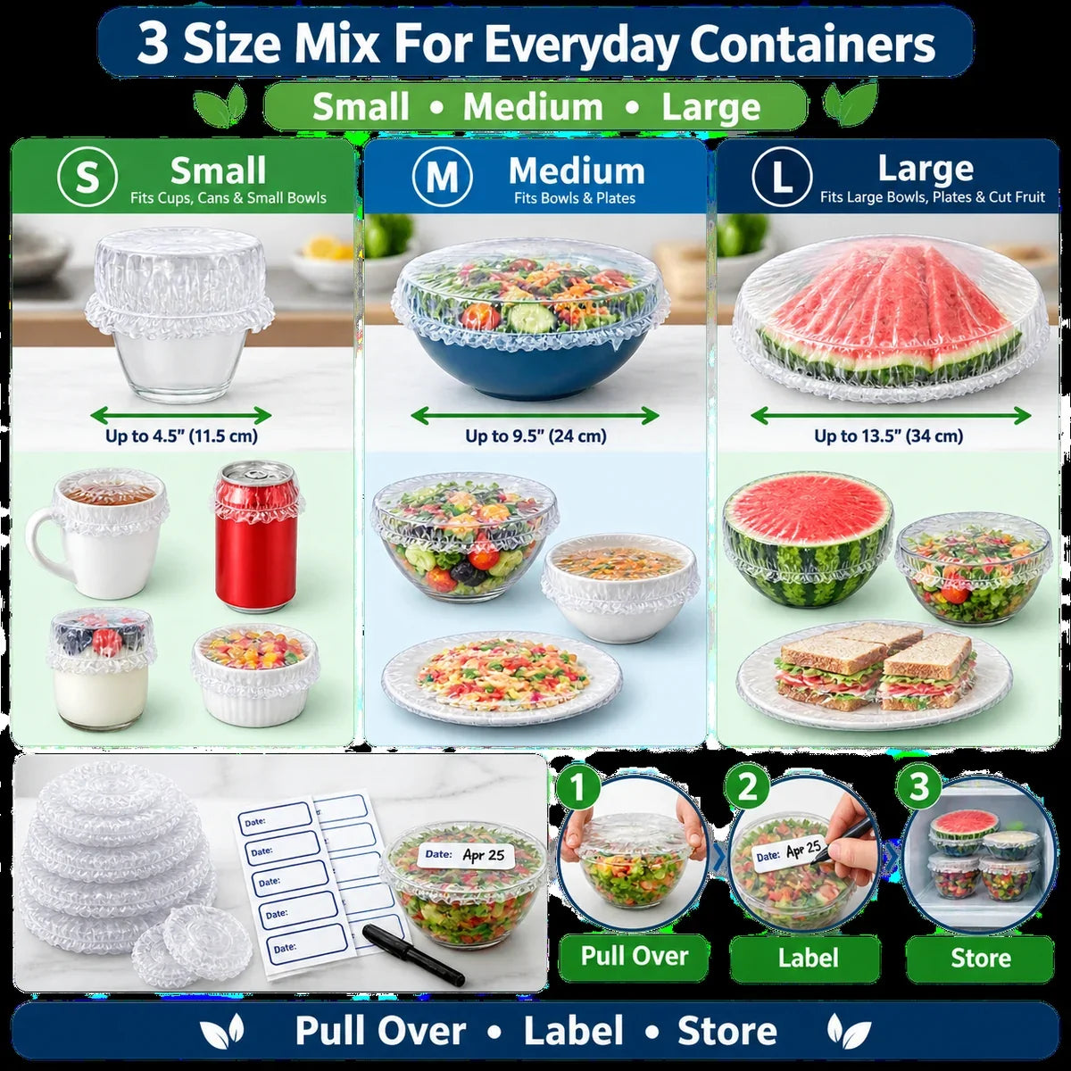 FreshShield™ Stretch Food Cover Kit